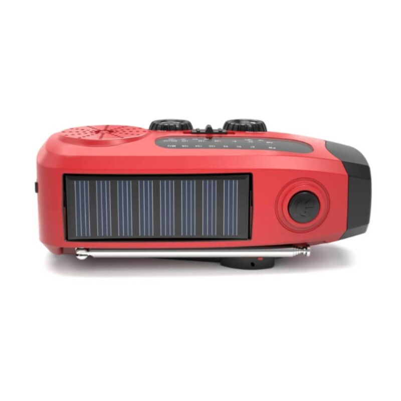 Noodradio - AMFM - Zonne-energie & Handzwengel - 2000 mAh Powerbank