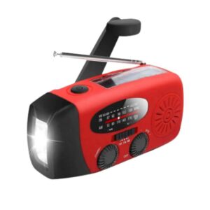 Noodradio - AMFM - Zonne-energie & Handzwengel - 2000 mAh Powerbank
