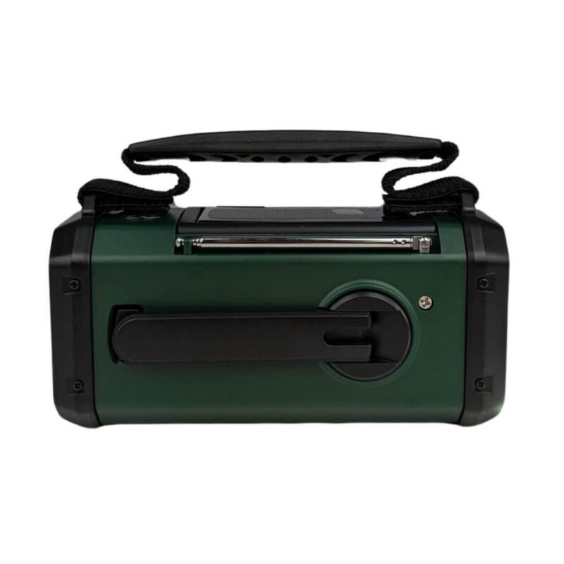 Noodradio AM/FM - 10.000 mAh powerbank - Handzwengel - Zonne-energie