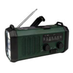Noodradio AM/FM - 10.000 mAh powerbank - Handzwengel - Zonne-energie