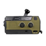 Noodradio AMFM – 4000 mAh powerbank – Handzwengel – Zonne-energie