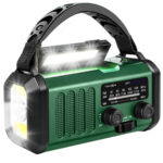 Noodradio FM Pro - 20.000 mAh powerbank - Handzwengel - Zonne-energie