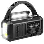 Noodradio FM Pro – 20.000 mAh powerbank – Handzwengel – Zonne-energie
