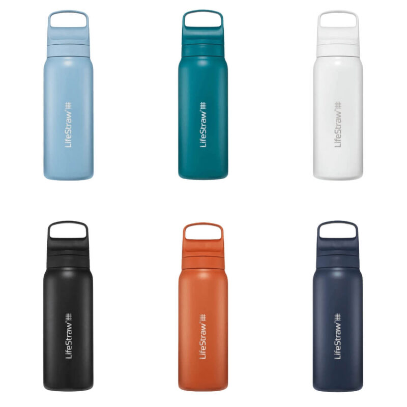 Lifestraw GO 2.0 – 2-stage drinkfles – Vacuüm roestvrij staal – 700 ml Lifestraw GO 2.0 – 2-stage drinkfles – Vacuüm roestvrij staal – 700 ml