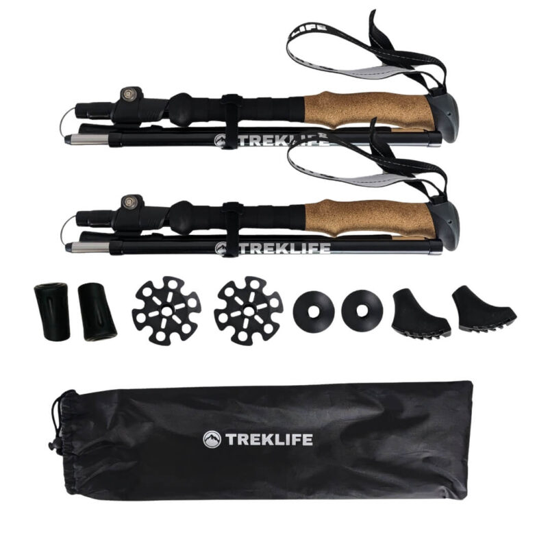 Wandelstokken – Treklife Alu Fold Cork